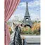 Картина по номерам Париж из окна Brushme 40x50 см разноцветная 000277613 - миниатюра 1
