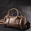 Сумка женская Vintage с металлическими акцентами на ручках из натуральной кожи 22.5х12.5х9.5 см sum0029064 - миниатюра 9