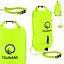 Буй для плавания TSUNAMI надувной 2 в 1 Yellow (P-5907739314024) - миниатюра 2