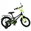 Велосипед дитячий MB 18015-1 колеса 18 дюймів, чорно-зелений - мініатюра 1
