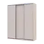 Шкаф купе Doros Сити Лайт Кашемир 3 ДСП 180х60х225 (80736365) - миниатюра 1