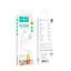 Кабель HOCO X97 Crystal color silicone charging data cable Micro white - мініатюра 2