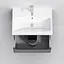 Тумба з умивальником AM.PM Hit підвісна 60 см графіт матовий M93A-FHX0602-WC0602GM38 Графіт - мініатюра 9
