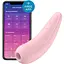 Вибратор с вакуумной стимуляцией Satisfyer Curvy 2+ Pink SO3782 (95851) - миниатюра 2