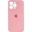 Чехол Epik Silicone Case Full Camera Protective (AA) для Apple iPhone 13 Pro Max (6.7) Розовый/Light pink - миниатюра 1