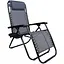 Раскладное садовое кресло шезлонг Orion Grey - миниатюра 1