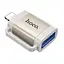 Перехідник Hoco UA31A OTG Lightning male to USB female Gray - мініатюра 2