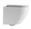 Унитаз подвесной Mixxus Premium Ellipse-0301-R 495x365x365 мм, система смыва Rimless MP6460, Белый - миниатюра 2