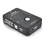 KVM Світч 2-портовий VEGGIEG K201, перемикач USB, VGA сигналу - мініатюра 1