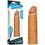 Насадка на пенис Lovetoy Pleasure X-Tender Series 17 см коричневый - миниатюра 1