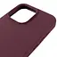 Чохол Epik Silicone Case AA Logo with MagSafe для Apple iPhone 11 Pro 5.8 Бордовий/Plum - мініатюра 4