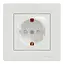 Розетка Schneider Electric ASFORA со шторкой, белая (EPH2900221) - миниатюра 1