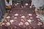 Комплект постільної білизни Moon&Star Микросатин Premium Floral Mocha King Size 220x240 наволочки 4х70х70 - мініатюра 4