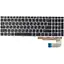Клавіатура для ноутбука HP EliteBook 850 G5 чорна, сірий фрейм, підсвітка - мініатюра 1
