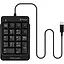 Клавіатура A4Tech Fstyler FK13P USB Black (Numpad) (FK13P (Black)) - мініатюра 1