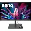 TFT 27" BenQ PD2705U, 4K UHD, IPS, 99% sRGB, HDMI, DP, USB-C, USB-hub, HAS, колонки, темно-сірий - мініатюра 1