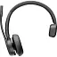 Гарнитура Poly компьютерная моно On-ear Voyager 4310-M с адаптером BT700 USB-A Bluetooth черная - миниатюра 3