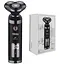 Бритва на аккумуляторе с дисплеем DSP 60078 роторная электробритва мужская с плавательными головками 3 Вт Черная - миниатюра 10