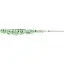 Силикон FishUP Aji Triple Stick 1.9" #413 - UV Clear/Blue (10 шт/уп) - миниатюра 1