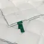 Ковдра MirSon Imperial Satin Luxe, літня, 215х155 см, біла із зеленим кантом - мініатюра 24