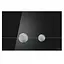 Кнопка змиву Cersanit Stero чорне скло K97-372 - мініатюра 1