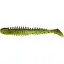 Силикон Reins Bubbling Shad 3" B08 Green Pumpkin Chart Melon (6 шт/уп) - миниатюра 1