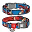 Нашийник для собак нейлоновий Waudog Nylon з QR-паспортом "Сила Супермена" пластиковий фастекс M Ш 20 мм Дл 28-40 см - мініатюра 1