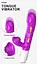 Вібратор-кролик B - Series Fox Tongue, 23 см (фіолетовий) - мініатюра 2
