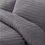 Евро постельный комплект с простыней на резинке 100% микрофибра серого цвета 326653 - миниатюра 2