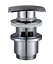 Донний клапан Globus Lux HG-043B (Click-clack), Хром - мініатюра 1