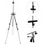 Мольберт-тринога  D K ART & CRAFT металева (92х92х203см) висота полотна до 78см (15131) D K ART & CRAFT - мініатюра 1