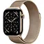 Смарт-часы Apple Watch Series 11 GPS + Cellular 42 мм Gold Titanium Case with Gold Milanese Loop (MF8Y4) [151118] - миниатюра 1