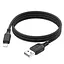 Кабель Lightning Hoco Lightning Cool silicone data cable X90 для айфон 5, 6, 7, 8, 11, 12, 1 метр черный - миниатюра 1