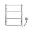 Электрический полотенцесушитель Kosser Скоба 600x500/4 ЕR рег. ДС08ER, Хром, Правое - миниатюра 2