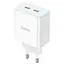 Зарядний пристрій адаптер живлення мережевий Hoco C108A Leader 2 порти USB-C 35 W - мініатюра 4