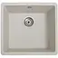 Гранітна кухонна мийка Romzha Mira U-400 Biela (101) під стільницю - мініатюра 1