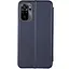 Шкіряний чохол-книжка Classy для Xiaomi Redmi Note 10 / Note 10s / Poco M5s Темно-синій - мініатюра 2