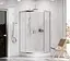 Душевая кабина Am.Pm Gem 100x100 см без поддона хром матовый W90UG-401 -100MT, Универсальная, прозрачная, хром матовый - миниатюра 3