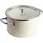 Кастрюля с крышкой KitchenAid Steel Core 20 см миндальный крем (CC003266-001) - миниатюра 1