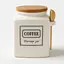 Банка для кофе "Glossy circle" 800 мл. Емкость для хранения [MD] - миниатюра 1