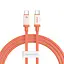 Дата кабель Baseus 0°C Series Fast Charging Type-C to Type-C 100W (1m) (P10368800731) Canyon Coral - мініатюра 1