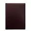 Шкіряна папка для документів на підпис бордова - мініатюра 6