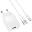 МЗП Borofone BAS71A Source 10.5W (1USB-A) + кабель USB to MicroUSB White - мініатюра 2