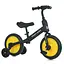 Дитячий біговел-велосипед MBB 1012-4 Profi Kids 12" EVA-колеса ексцентрик чорно-жовтий - мініатюра 2