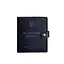 Кожаная обложка-портмоне для удостоверения офицера 11.0 темно-синяя - миниатюра 7
