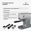 Кавоварка Klarstein SteelPresso Slim 1350 W 20 бар (10046327) - мініатюра 2