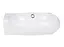 Комплект Qtap Leo: Раковина подвесная овальная левая 430x285x160 мм White + Донный клапан PU02O (QT11115011LWN47332) - миниатюра 2