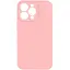 Чохол Silicone Case із захистом камери Full Apple iPhone 13 Pro Max Light pink - мініатюра 1