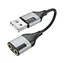Адаптер внешняя звуковая карта Borofone BV19 Creator переходник USB to 3.5 мм - миниатюра 2