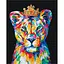 Картина по номерам "Радужный царевич лев" BS51839 Brushme (9995482062107) - миниатюра 1
